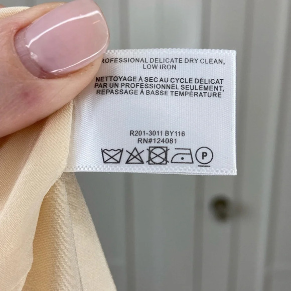 PROENZA SCHOULER Cream Gathered Crepe Dress from SAX 5th AVE girlcore feminine - Picture 9 of 16